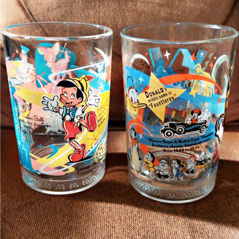 Disney Character Glass Set